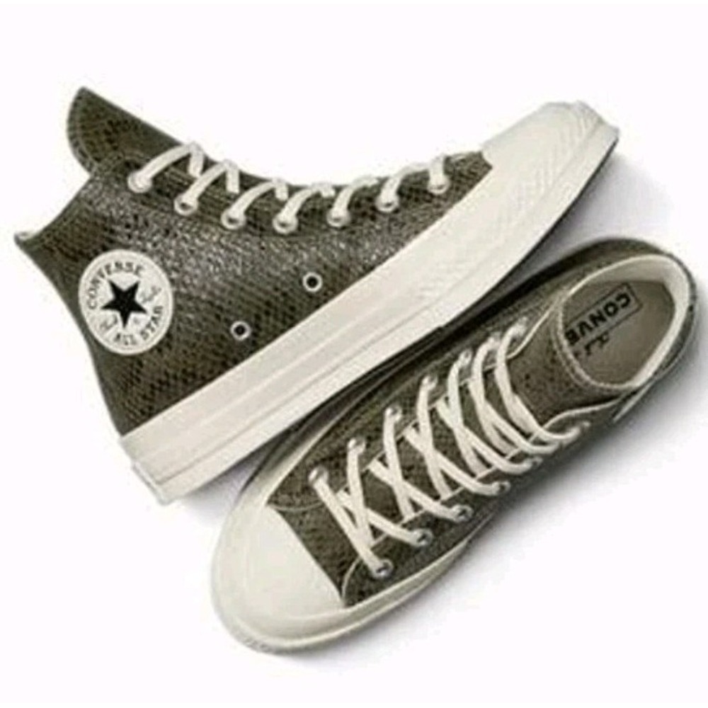 Converse‎ Chuck 70 Reptile Hi. Grey/Egret. Unisex 6 Men/8  Women New In Box